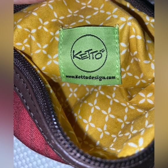Women’s KETTO fabric crossbody bag - Picture 4 of 12